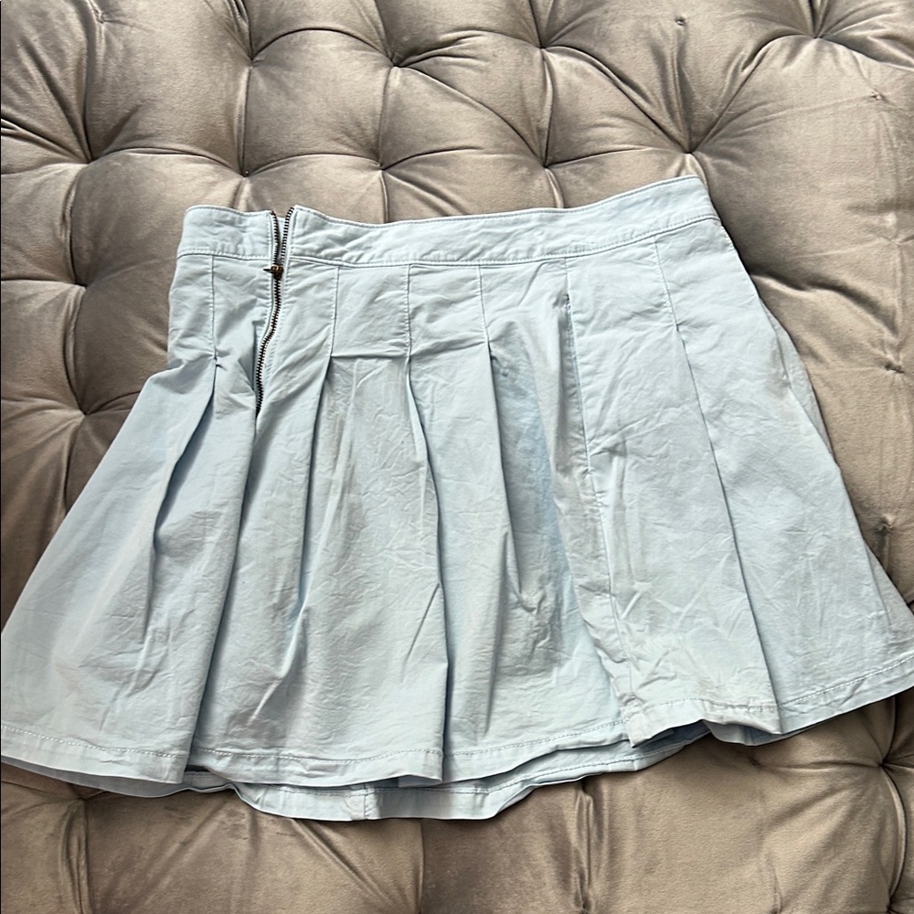 American Eagle Outfitters Light Blue Mini Skirt